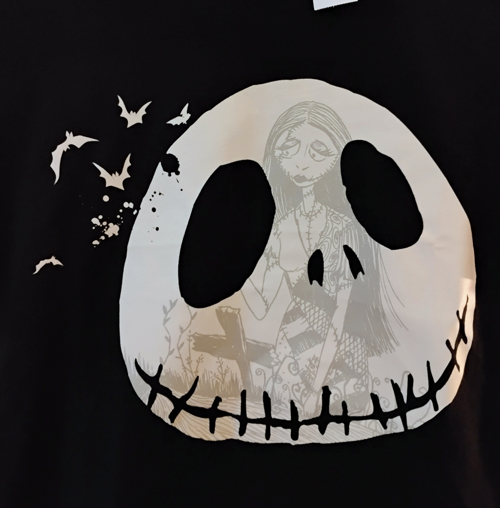 Old Navy  Jack Skellington Nightmare Before Christmas Disney Black T-shirt - Picture 7 of 7